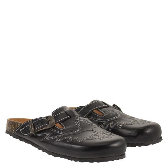 26FW 멕시카나 뮬/슬리퍼 SDL013 BLACK - MEXICANA