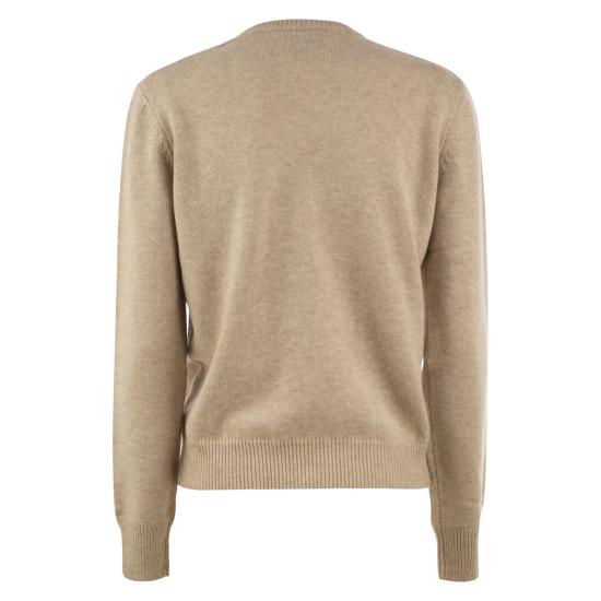 26FW 세인트바쓰 스웨터 QUE0018 BEIGE - MC2 SAINT BARTH