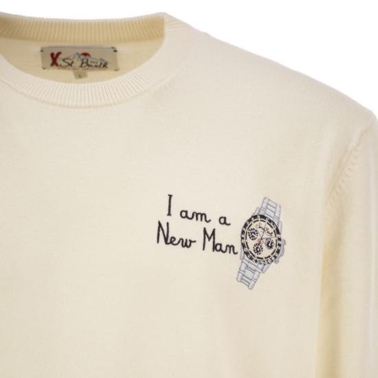 26FW 세인트바쓰 니트웨어 HER0024 NATURAL - MC2 SAINT BARTH