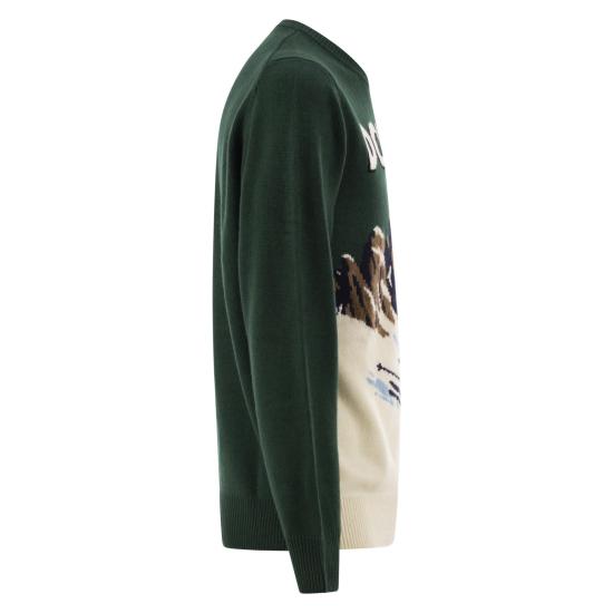 26FW 세인트바쓰 니트웨어 HER0011 GREEN - MC2 SAINT BARTH