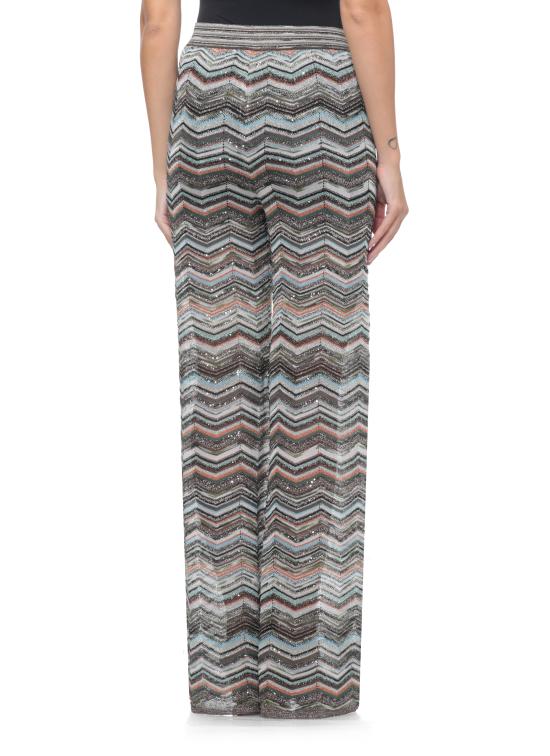26FW 미소니 스트레이트 팬츠 DS26WI0K BK01KSSMSPO MULTICOLOR - MISSONI