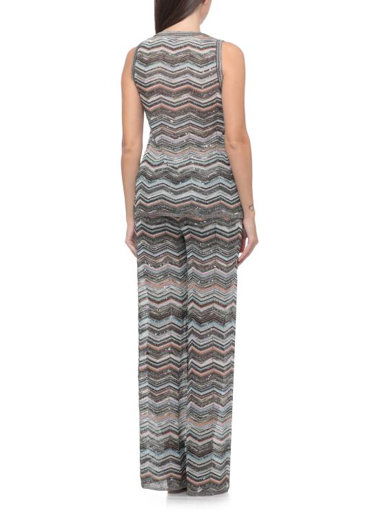 26FW 미소니 민소매 티셔츠 DS26WK0H BK01KSSMSPO MULTICOLOR - MISSONI