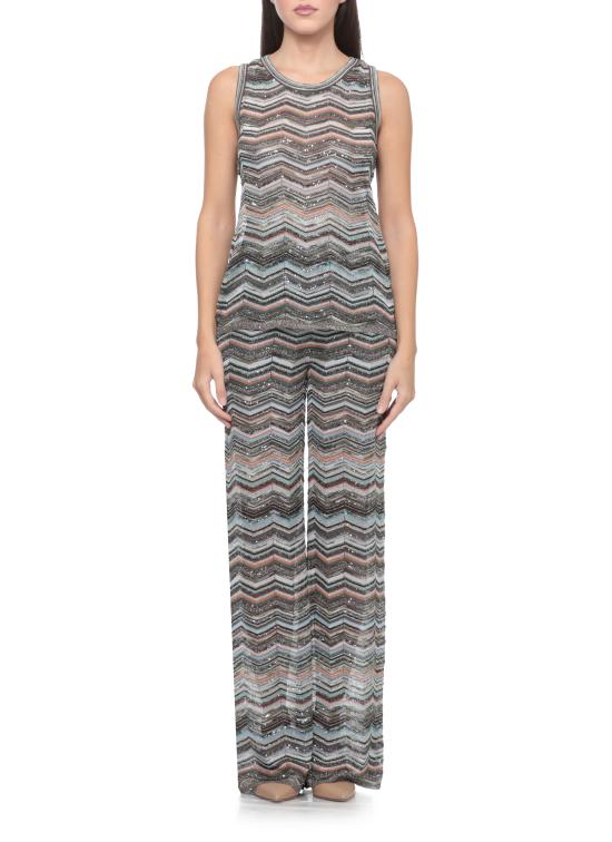 26FW 미소니 민소매 티셔츠 DS26WK0H BK01KSSMSPO MULTICOLOR - MISSONI