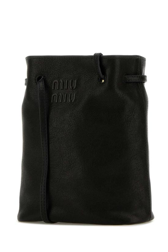 26FW 미우미우 뷰티 케이스 5NF460AEFX F0002 Black - MIU MIU