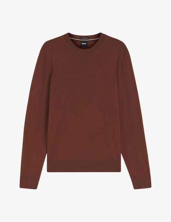 26FW 보스 스웨터 50571914 10283210 01 212 MEDIUM BROWN