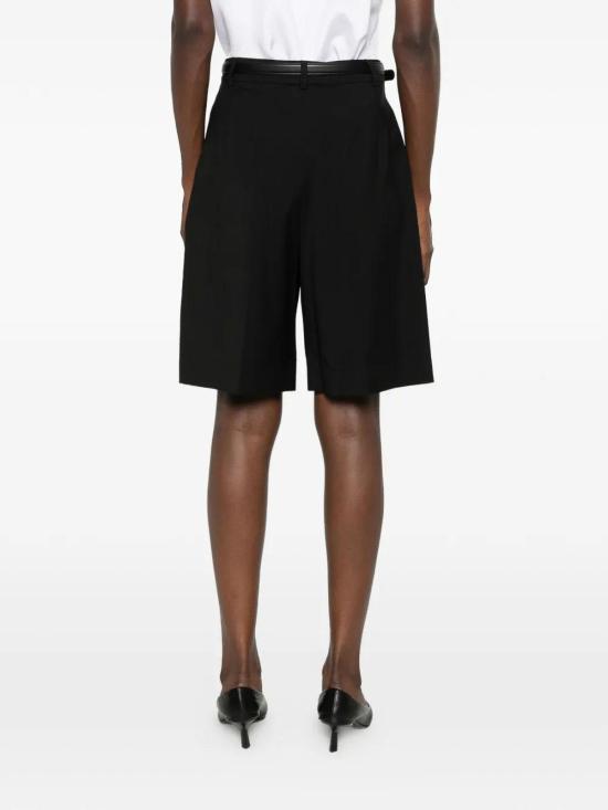 26FW 막스마라 스튜디오 숏팬츠 ADORNO010 BLACK - MAX MARA STUDIO