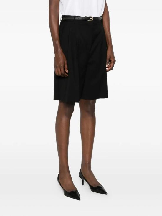 26FW 막스마라 스튜디오 숏팬츠 ADORNO010 BLACK - MAX MARA STUDIO