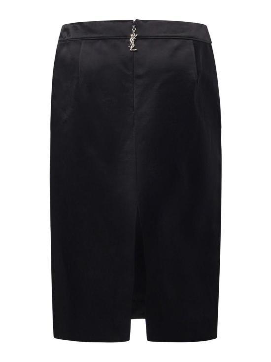 26FW 생로랑 미디 스커트 863981Y1K441000 BLACK - SAINT LAURENT