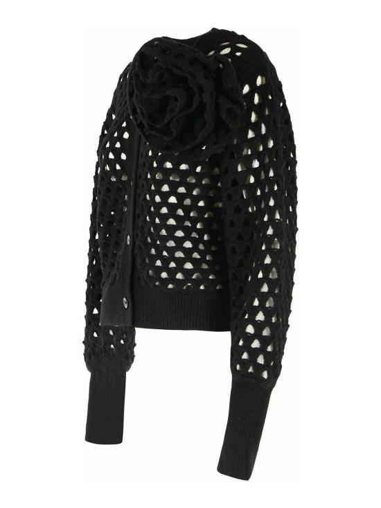 26FW 블루마린 가디건 RF6159MAB3522222 BLACK - BLUMARINE