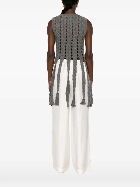 26FW 로산나 오캄포 민소매 티셔츠 RO432ASH GREY - ROSANNA OCAMPO