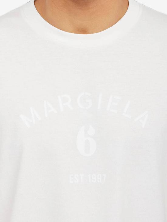 26FW MM6 메종마르지엘라 반팔 티셔츠 SH2GC0048M20048101 WHITE - MM6 MAISON MARGIELA