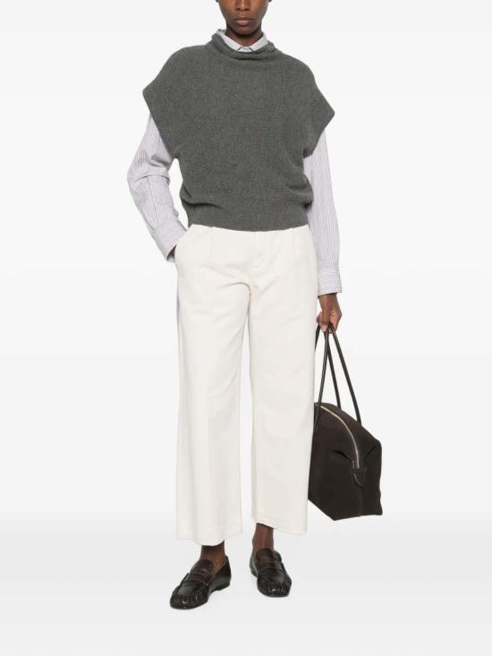 26FW 브루넬로 쿠치넬리 탑 M16245804C079 GREY - BRUNELLO CUCINELLI