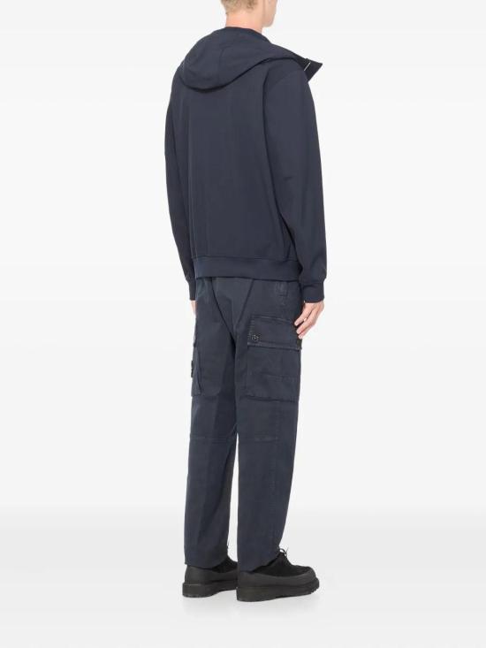 26FW 스톤 아일랜드 소프트 쉘-R_E.다이 테크놀로지 후드 자켓 윈드- 앤 워터-레지스턴트 멤브레인 L2S15Q100004S0B22V0020 DARK BLUE - STONE ISLAND