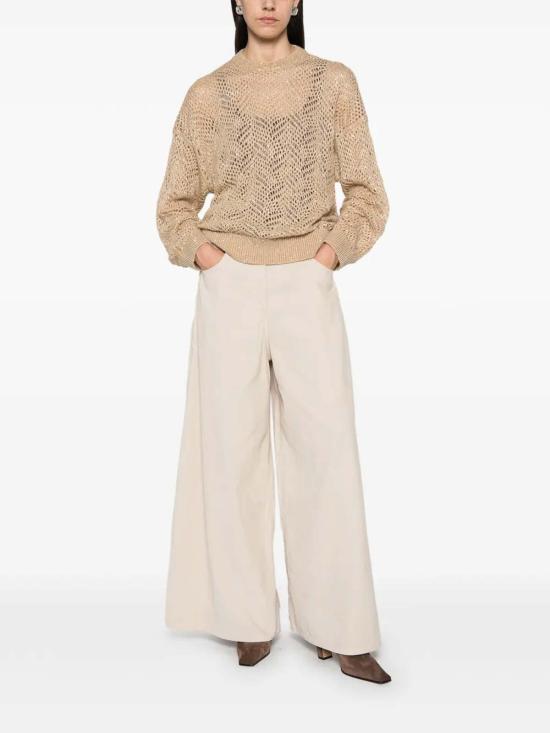 26FW 브루넬로 쿠치넬리 탑 MRG562500CEK10 BEIGE - BRUNELLO CUCINELLI