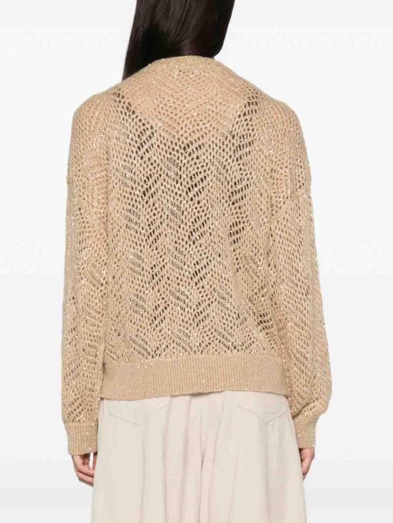 26FW 브루넬로 쿠치넬리 탑 MRG562500CEK10 BEIGE - BRUNELLO CUCINELLI