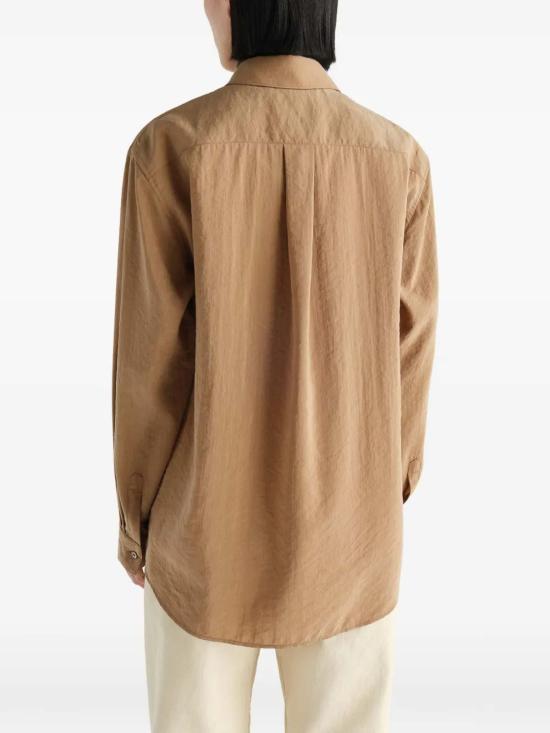 26FW 르메르 드라이 실크 스트레이트 레귤러 셔츠 SH1291LF1308BR525 BEIGE - LEMAIRE