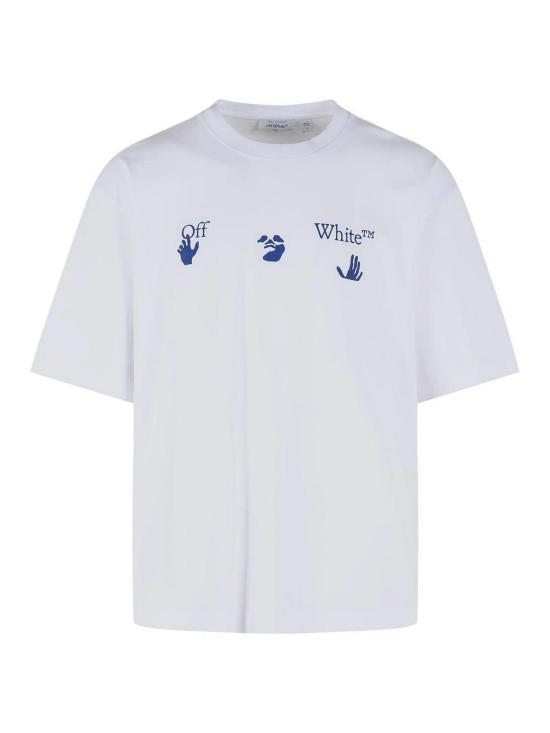 26FW 오프화이트 반팔 티셔츠 44MAA120F26J018100 WHITE