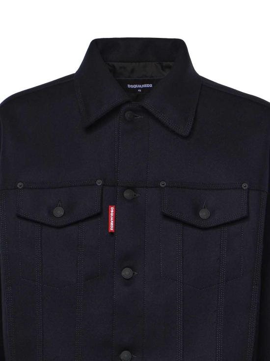 26FW 디스퀘어드2 자켓 S74AM1537S53003524 DARK BLUE - DSQUARED2