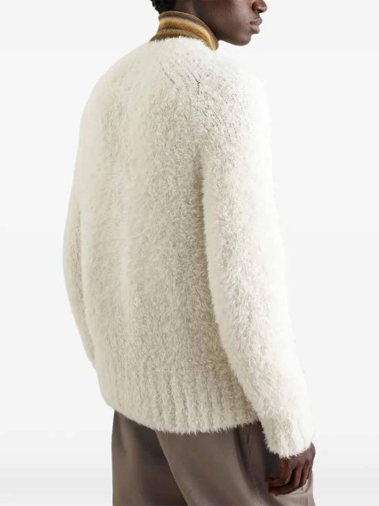 26FW 돌체앤가바나 집업 니트 GXVAYTJGML1W0111 WHITE - DOLCE & GABBANA