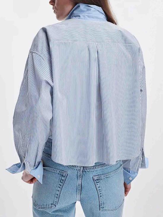 26FW 랙앤본 셔츠 RAFZ26FSMCOBLUMLTISTP LIGHT BLUE - RAG & BONE