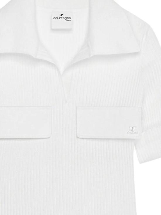 26SS 쿠레쥬 민소매 티셔츠 126MPO053FI00010001 WHITE - COURREGES