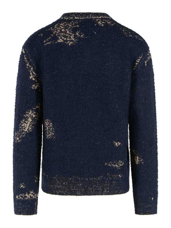 26FW 마르지엘라 에시드 니트 스웨터 S67HN0012M13331511F BLUE - MAISON MARGIELA