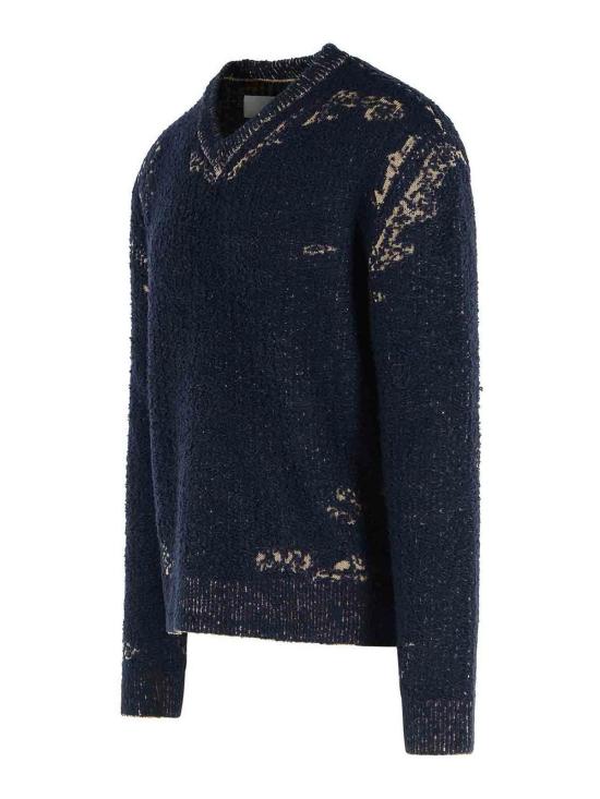 26FW 마르지엘라 에시드 니트 스웨터 S67HN0012M13331511F BLUE - MAISON MARGIELA