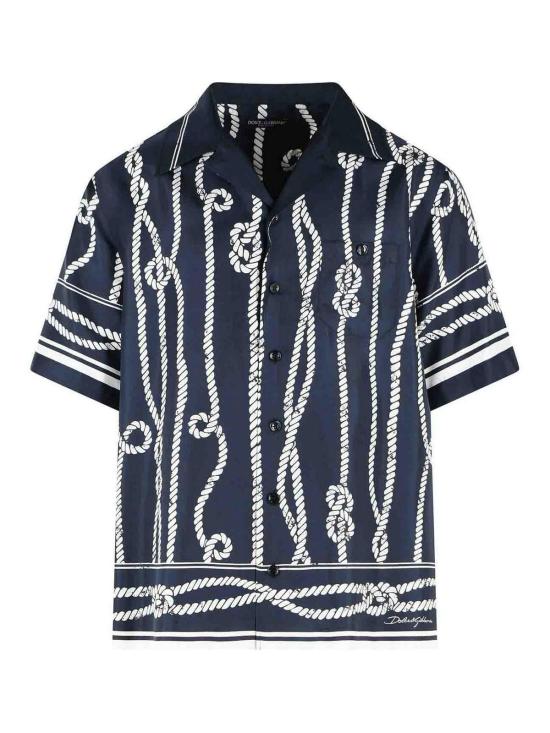 26FW 돌체앤가바나 셔츠 G5JH9THI143HB6EZ DARK BLUE