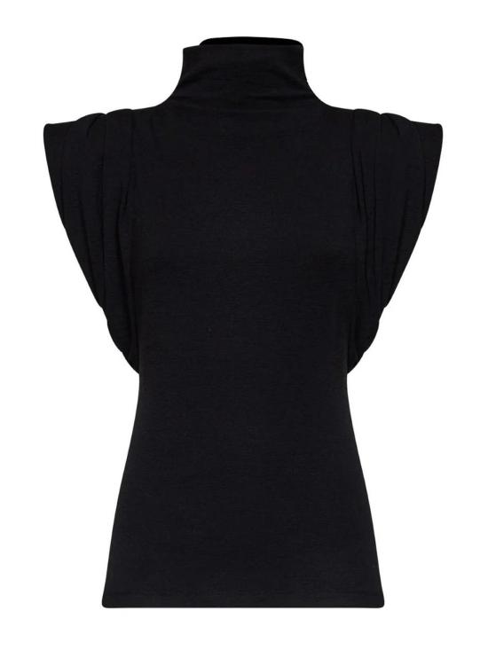 26FW 뮈글러 민소매 티셔츠 26F1TO087410381999 BLACK