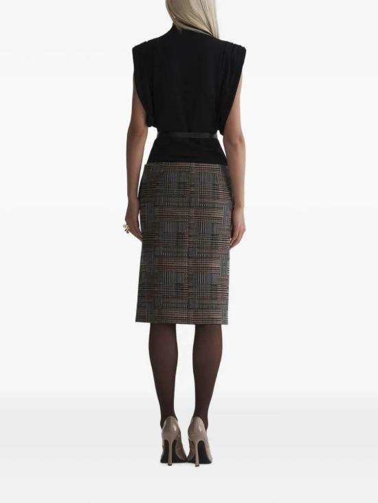 26FW 뮈글러 민소매 티셔츠 26F1TO087410381999 BLACK - MUGLER