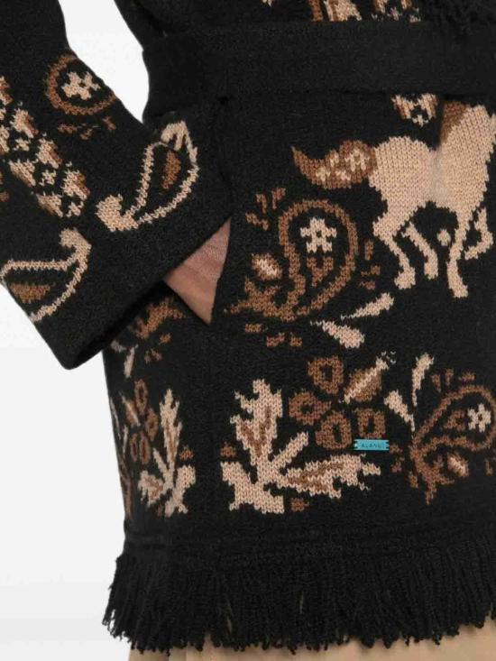 26FW 알라누이 가디건 LWHB064E26KNI0031061 BLACK - ALANUI
