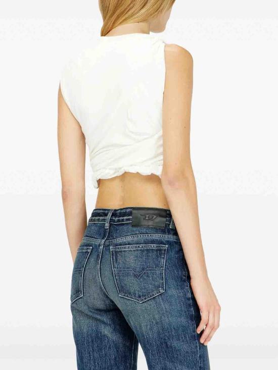 26FW 디젤 더블 레이어 러플 탱크탑 A260680BLCN141 WHITE - DIESEL