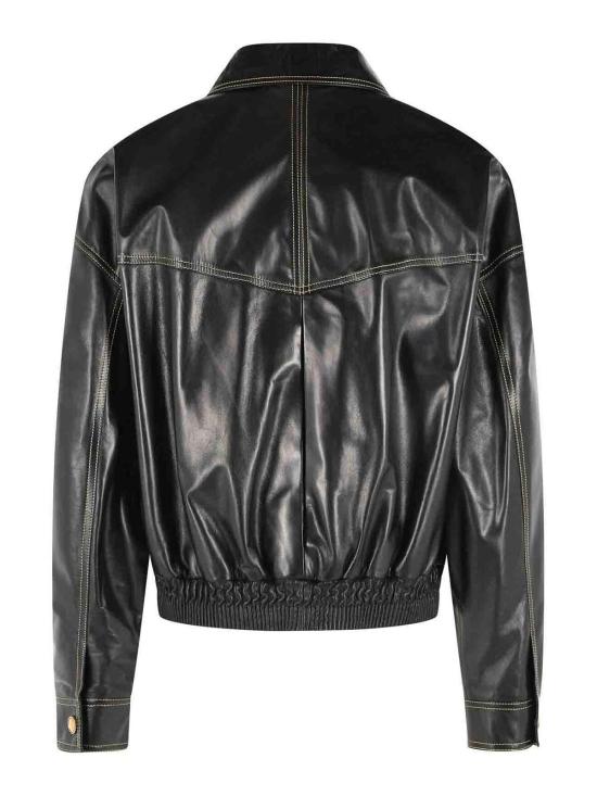 26FW 베르사체 가죽 자켓 10257781A183811B000 BLACK - VERSACE