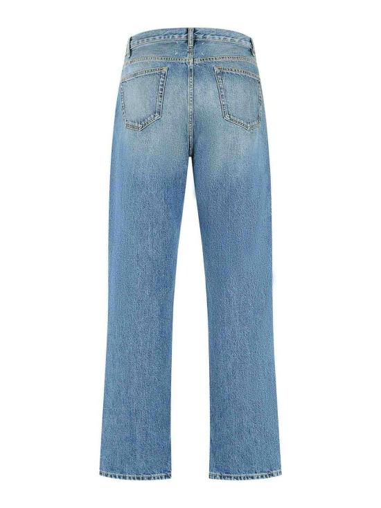 26FW 마르지엘라 플록 패치 스트레이트 데님 팬츠 S67LA0054M30066964 LIGHT BLUE - MAISON MARGIELA