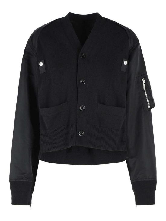 26FW 사카이 가디건 2608586001 BLACK