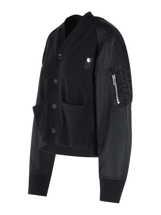 26FW 사카이 가디건 2608586001 BLACK - SACAI