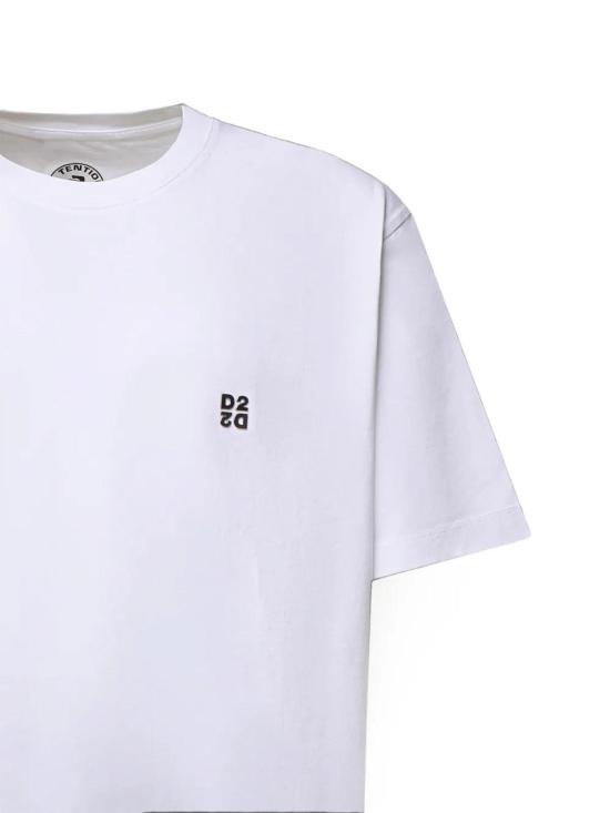 26FW 디스퀘어드2 반팔 티셔츠 S74GD1594D20136100 WHITE - DSQUARED2