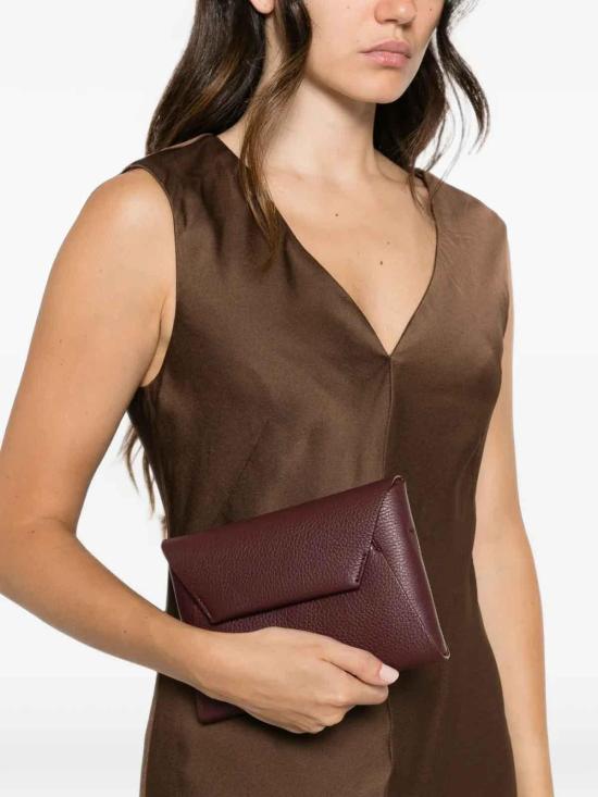 26FW 브루넬로 쿠치넬리 클러치/파우치 MWDKD2722C4187 DARK RED - BRUNELLO CUCINELLI