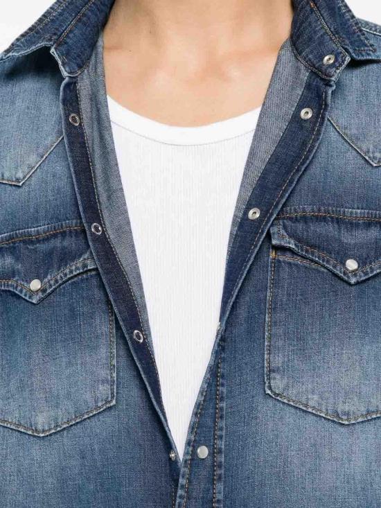 26FW 돈답 셔츠 UC343RDF0272UMY5800 BLUE - DONDUP