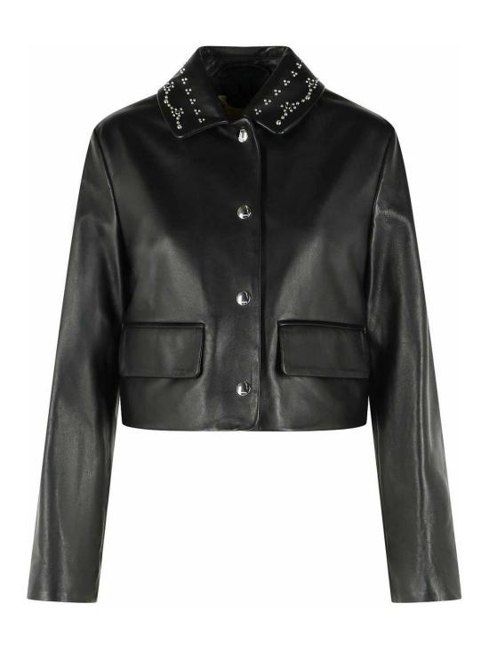 26FW 마르니 가죽 자켓 GIMX0345MXULA77200N99 BLACK