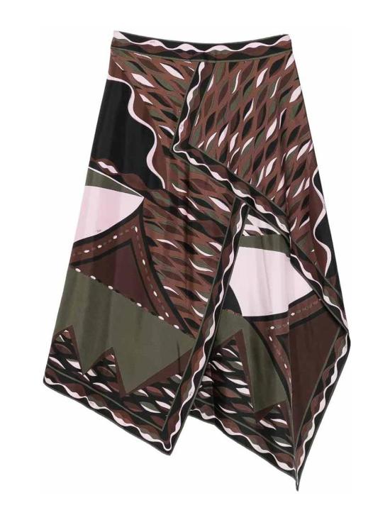26FW 에밀리오푸치 미디 스커트 6URW166U864060 GREEN