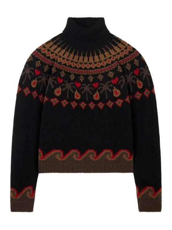 26FW 알라누이 탑 LWHF001E26KNI0011060 BLACK