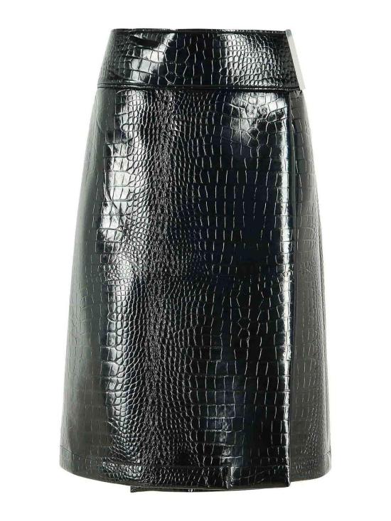 26FW 스포트막스 가죽 자켓 2622106072002 BLACK