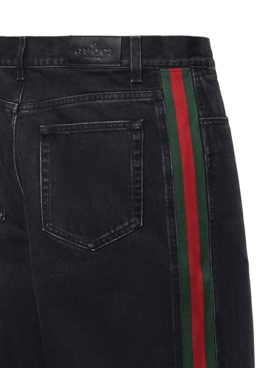 26FW 구찌 와이드 핏 데님 팬츠 A002IAXDDIC1000 BLACK - GUCCI