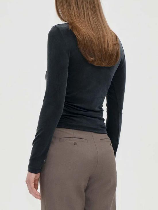 26FW 스티네 고야 민소매 티셔츠 SGAW26T2522554BLACK - STINE GOYA