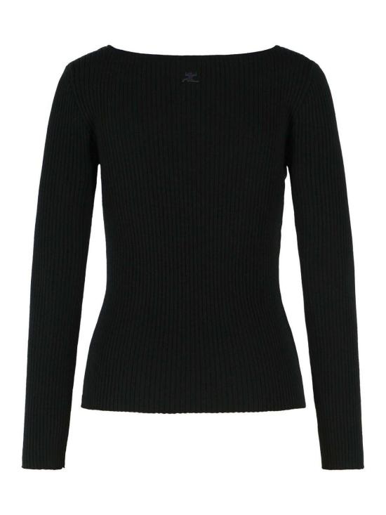 26FW 쿠레쥬 탑 426MPU326FI00019999 BLACK - COURREGES
