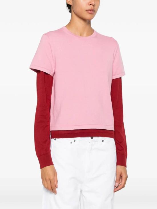 26FW 게스트 인 레지던스 탑 W43530JLSPRINKLECARMINE NUDE NEUTRALS - GUEST IN RESIDENCE
