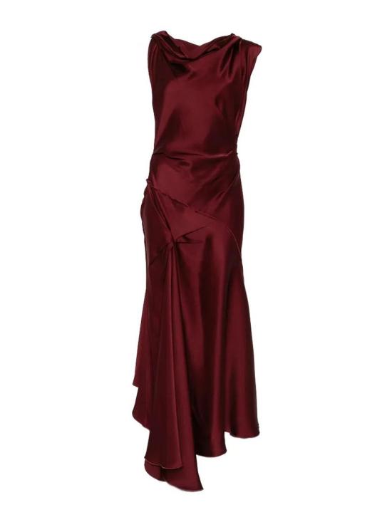 26FW 빅토리아 베컴 원피스 1226WDR006029A2 DARK RED