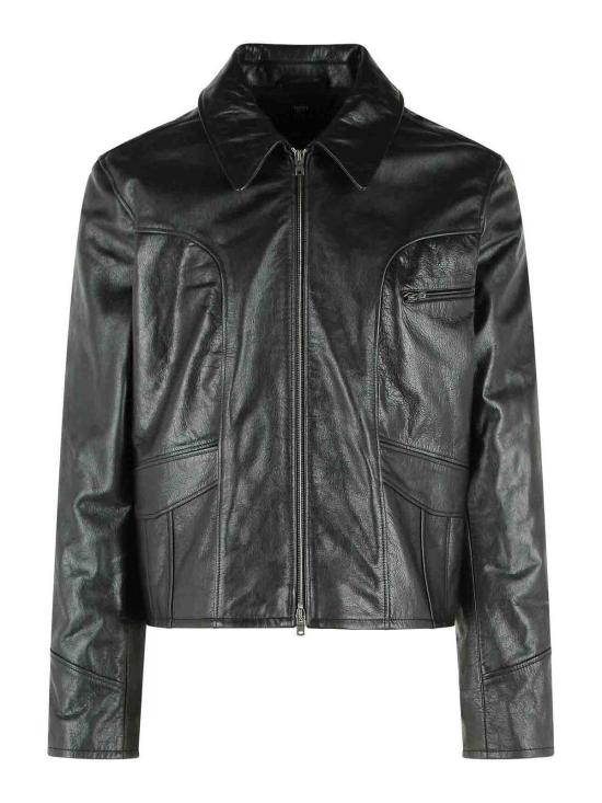 26FW 아미리 가죽 자켓 AM426JA031002 BLACK
