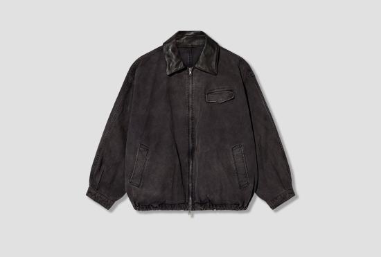 26FW 슈타인 자켓 황염색 옥스퍼드 빈티지 재킷 ST.1578 블랙